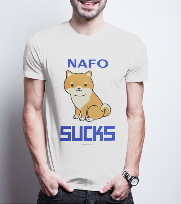 NAFO Furry Dog Meme Critique T-Shirt