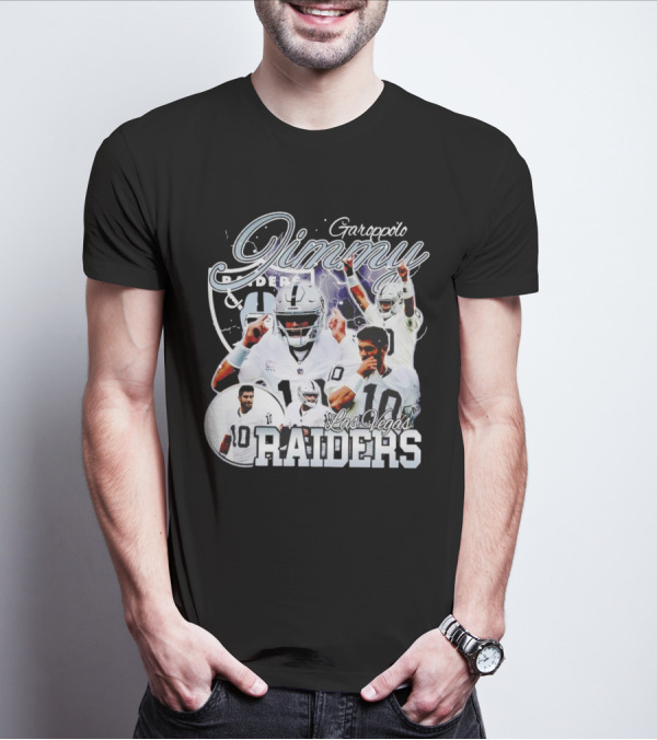 Jimmy Garoppolo Raiders Las Vegas Vintage Football Quarterback T-Shirt