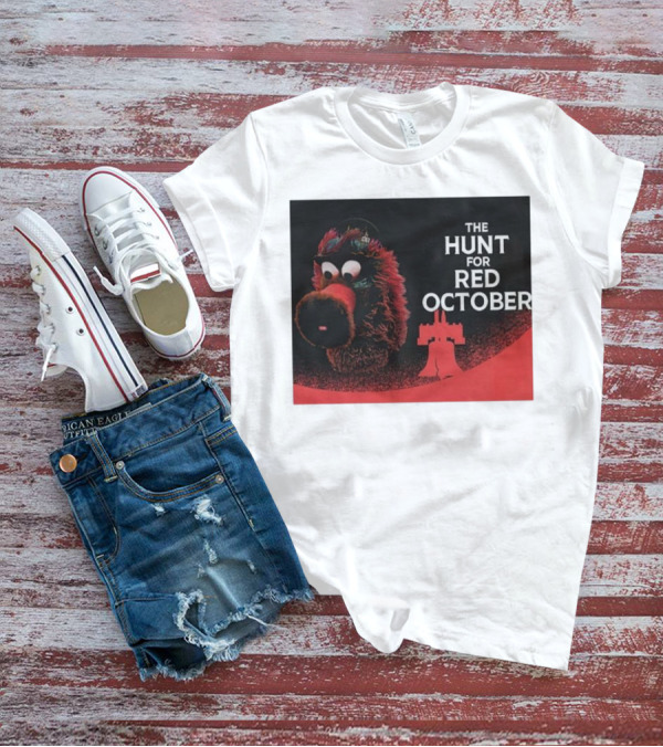 Philadelphia Phillies The Hunt For Red October Phillie Phanatic Fusion T-Shirt