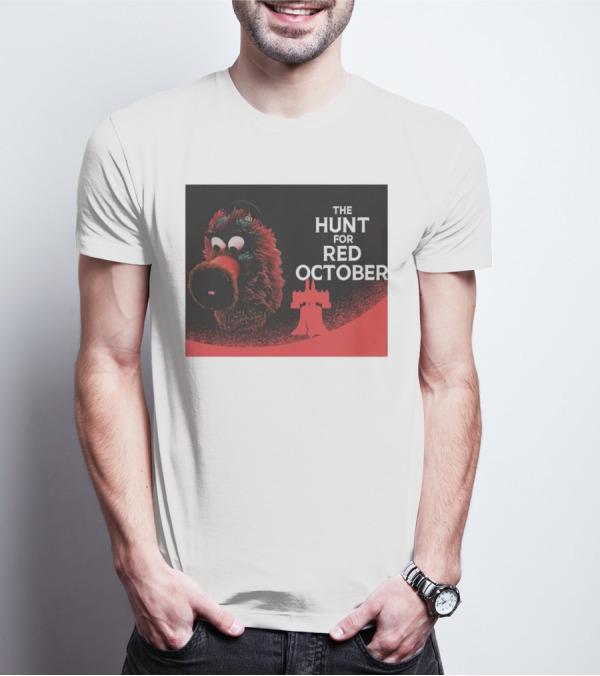 Philadelphia Phillies The Hunt For Red October Phillie Phanatic Fusion T-Shirt