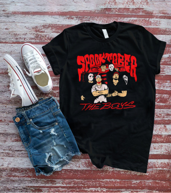 Spooktober The Boys Horror Characters Halloween T-Shirt
