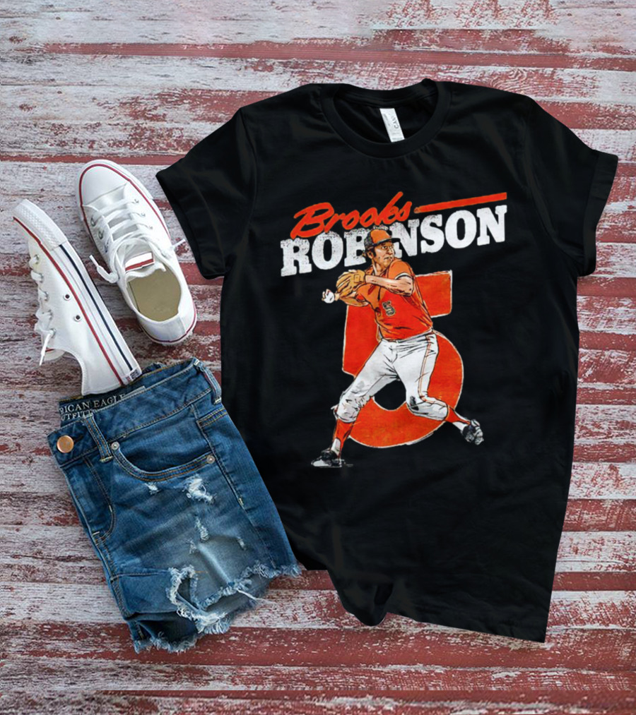 Brooks Robinson 5 Baltimore Orioles Baseball Legend T-Shirt