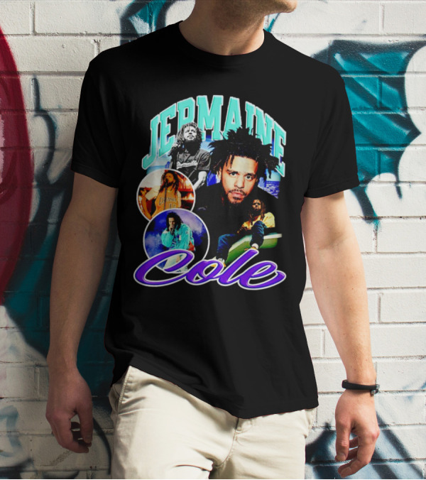 Jermaine Cole Vintage Collage T-Shirt