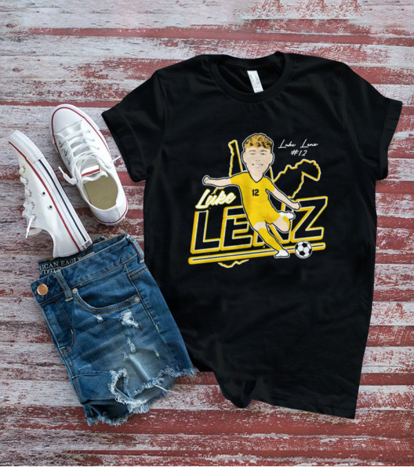 Luke Lenz #12 West Virginia Soccer Player T-Shirt