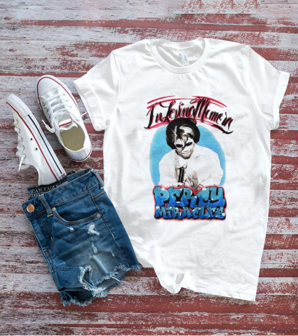 In Loving Memory Percy Miracles Blue And Pink Retro T-Shirt