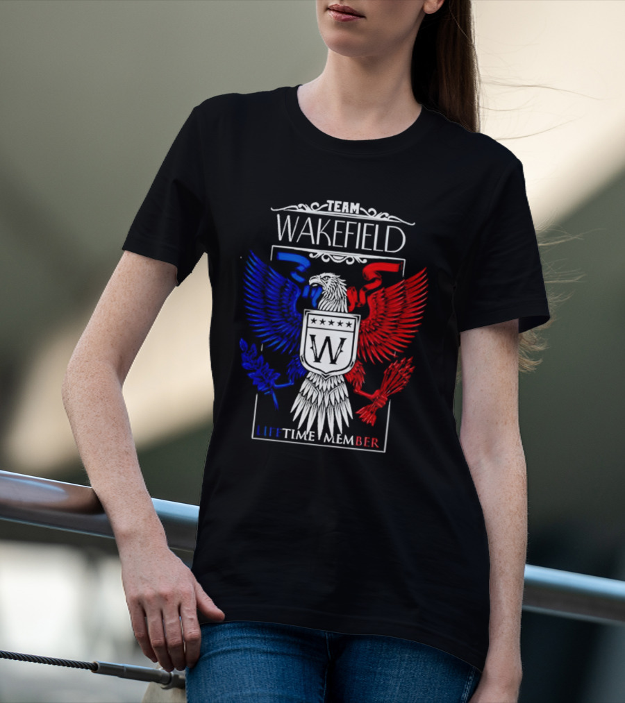 Team Wakefield Lifetime Member Eagle Crest T-Shirt