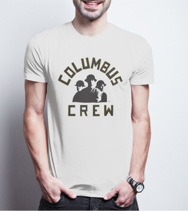 Columbus Crew Hardest Working Team Soccer Supporters Iconic T-Shirt