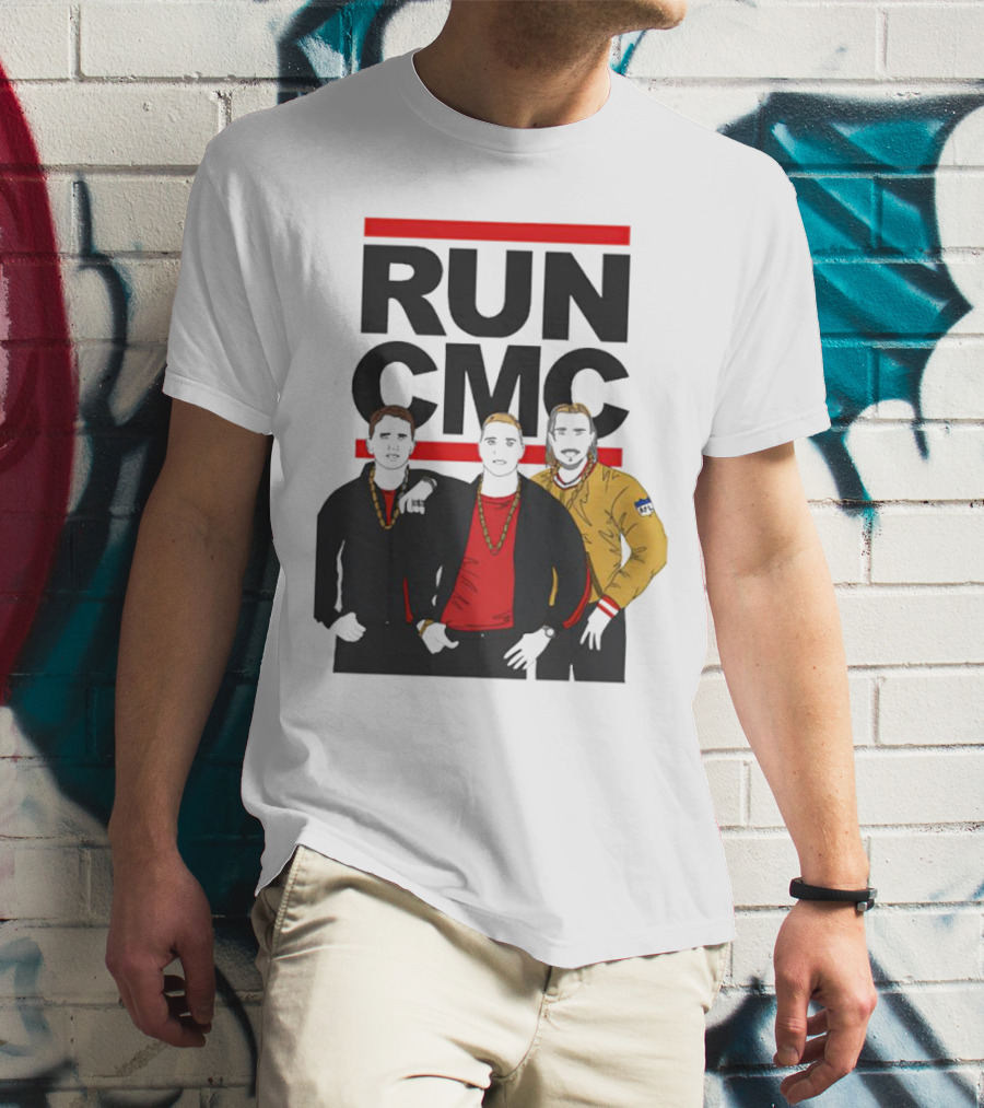 RUN CMC Remake Retro Hip-Hop Style Trio T-Shirt
