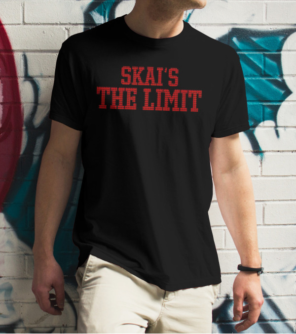 Skai's The Limit Red Lettering T-Shirt