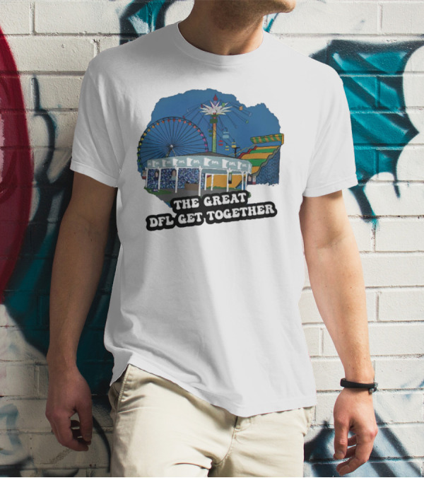 The Great DFL Get Together Ferris Wheel Carnival Scene T-Shirt