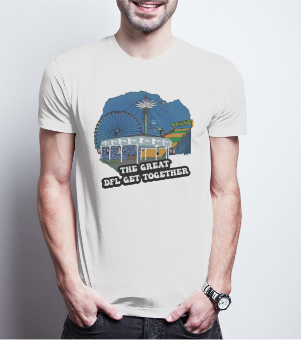 The Great DFL Get Together Ferris Wheel Carnival Scene T-Shirt