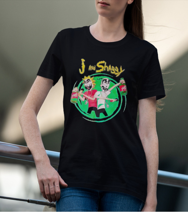 J And Shaggy Insane Clown Posse Rick And Morty Crossover Image T-Shirt