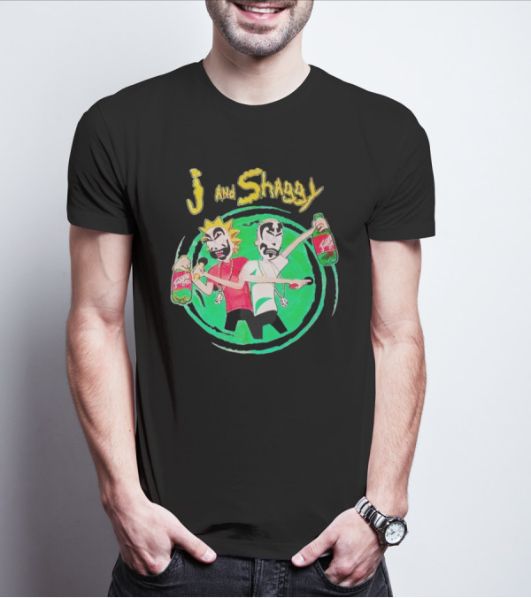 J And Shaggy Insane Clown Posse Rick And Morty Crossover Image T-Shirt