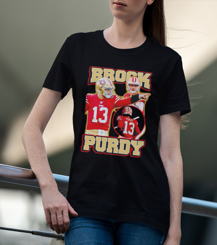 Brock Purdy San Francisco 49ers NFL Quarterback Football Number 13 T-Shirt