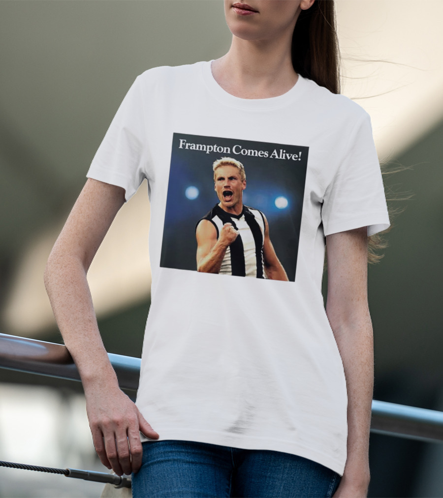 Frampton Comes Alive Collingwood Football Club Tribute Player T-Shirt