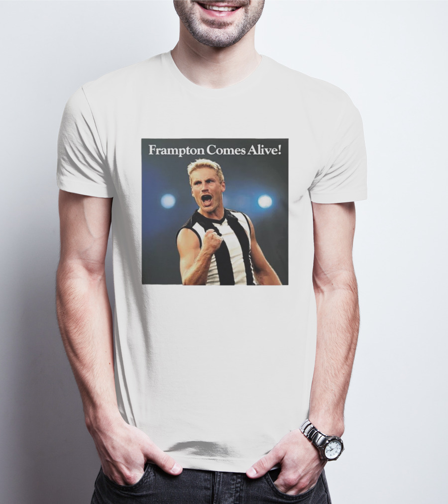 Frampton Comes Alive Collingwood Football Club Tribute Player T-Shirt