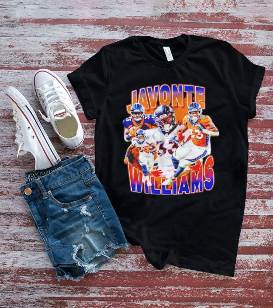 Javonte Williams Denver Broncos Football Vintage NFL Star 33 T-Shirt