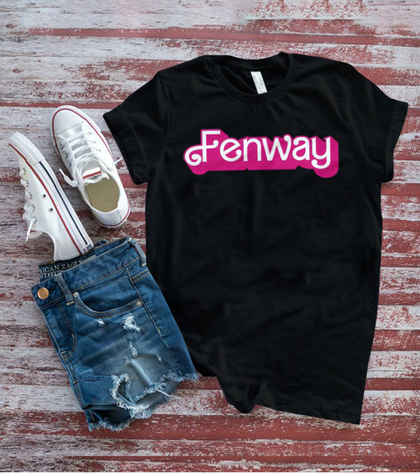Fenway Barbie Vintage Pink Logo结合 T-Shirt