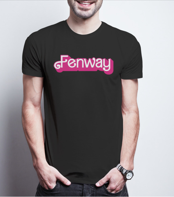 Fenway Barbie Vintage Pink Logo结合 T-Shirt