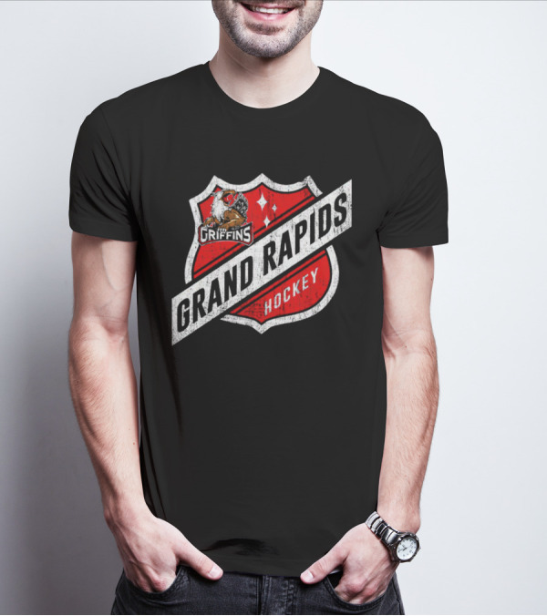 Grand Rapids Griffins Hockey Shield T-Shirt