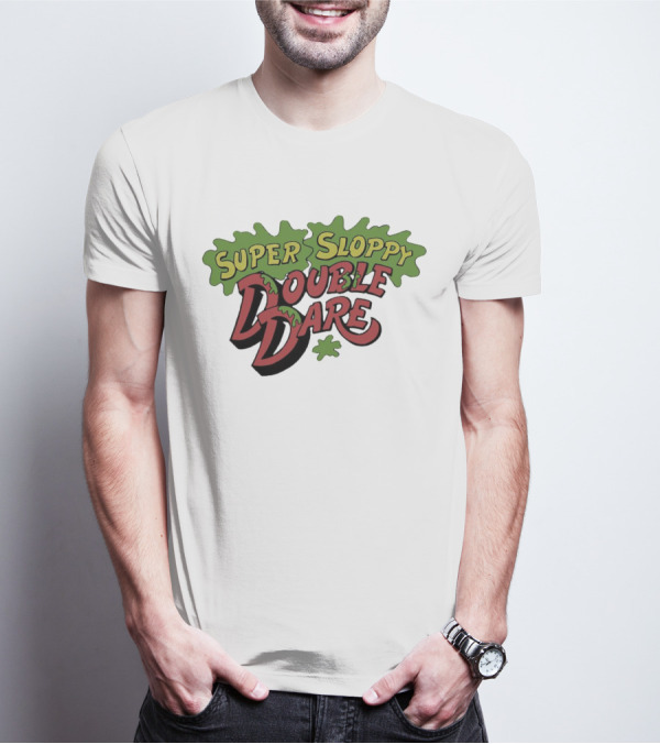 Super Sloppy Double Dare Nickelodeon Classic Game Show T-Shirt