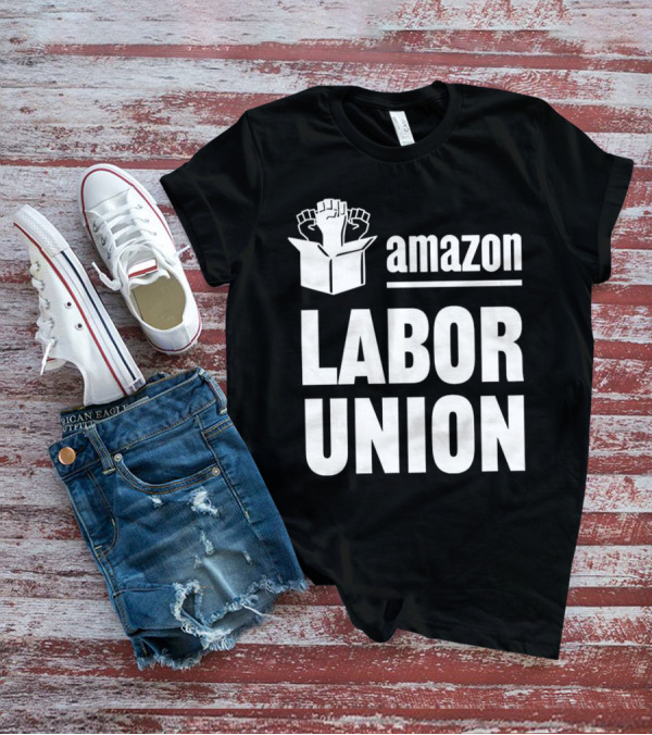 Amazon Labor Union Fists In Box T-Shirt