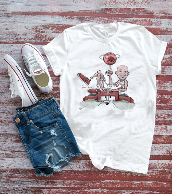 Arkansas Vs. Ole Miss Jordan Walsh Bud Walton Arena Basketball Caricature T-Shirt