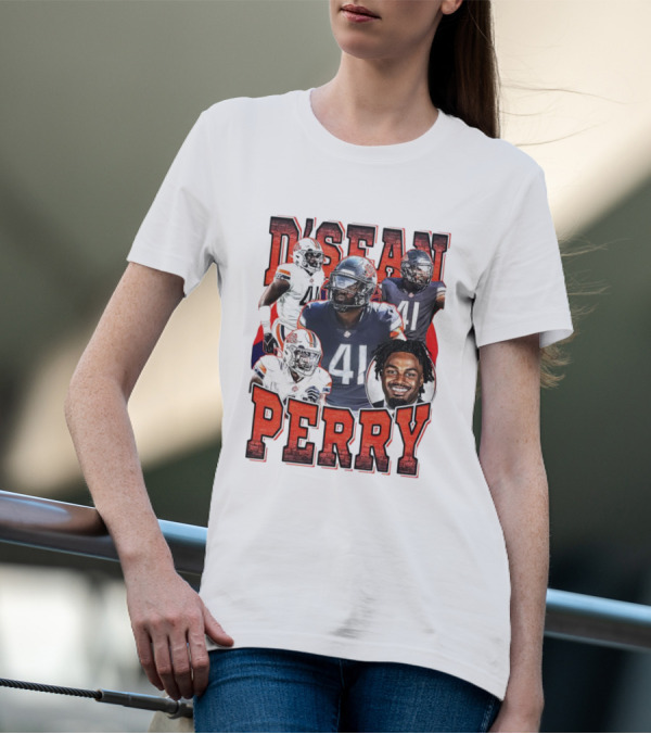 D’Sean Perry Virginia Cavaliers Football Vintage 41 T-Shirt