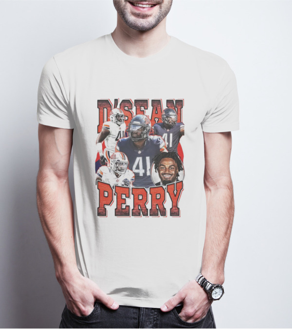 D’Sean Perry Virginia Cavaliers Football Vintage 41 T-Shirt