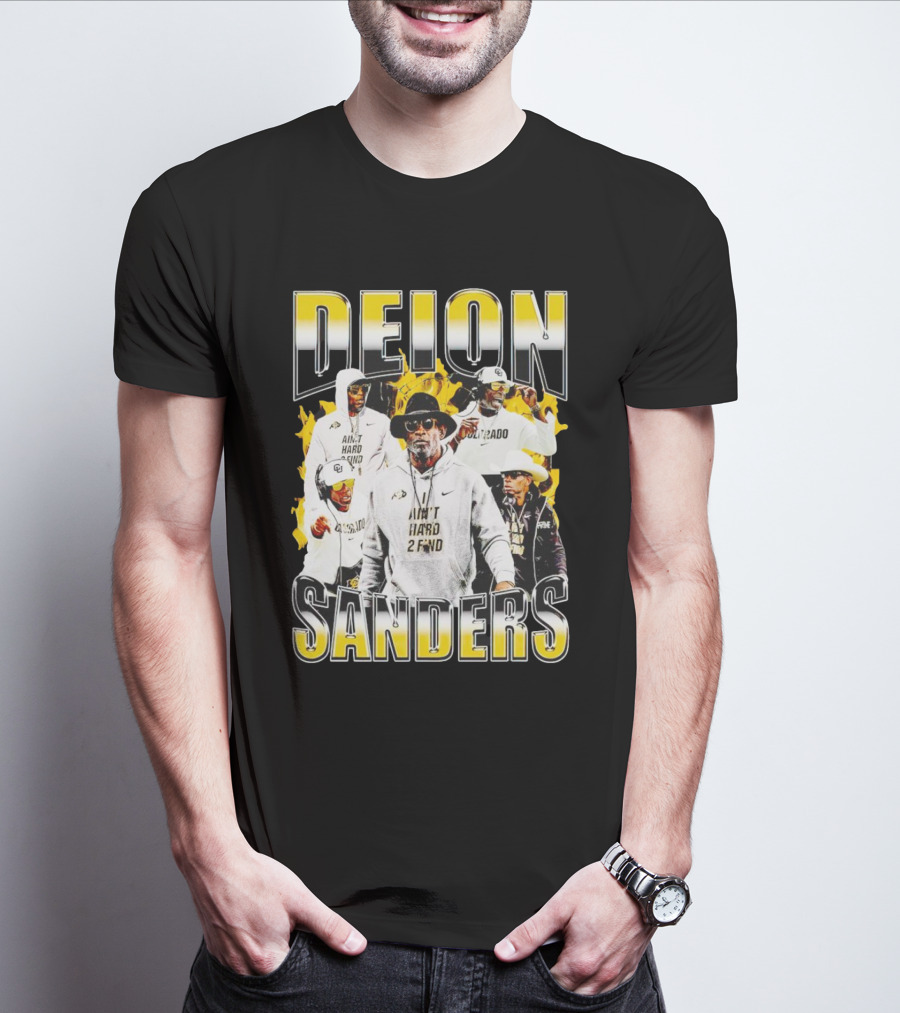 Deion Sanders Coach Prime Colorado Buffaloes Football Aint Hard 2 Find T-Shirt