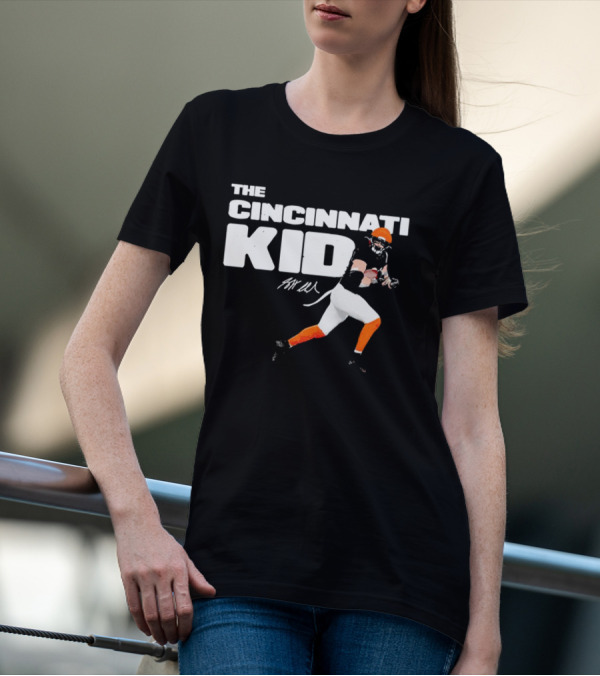 Trey Hendrickson Cincinnati Bengals The Cincinnati Kid Signature Football Gear T-Shirt