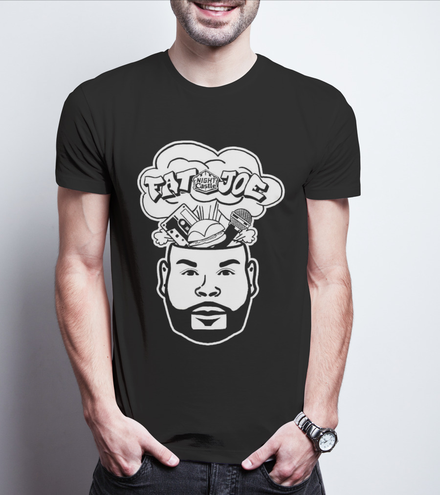 Fat Joe Night Castle Music And Burgers Icons T-Shirt
