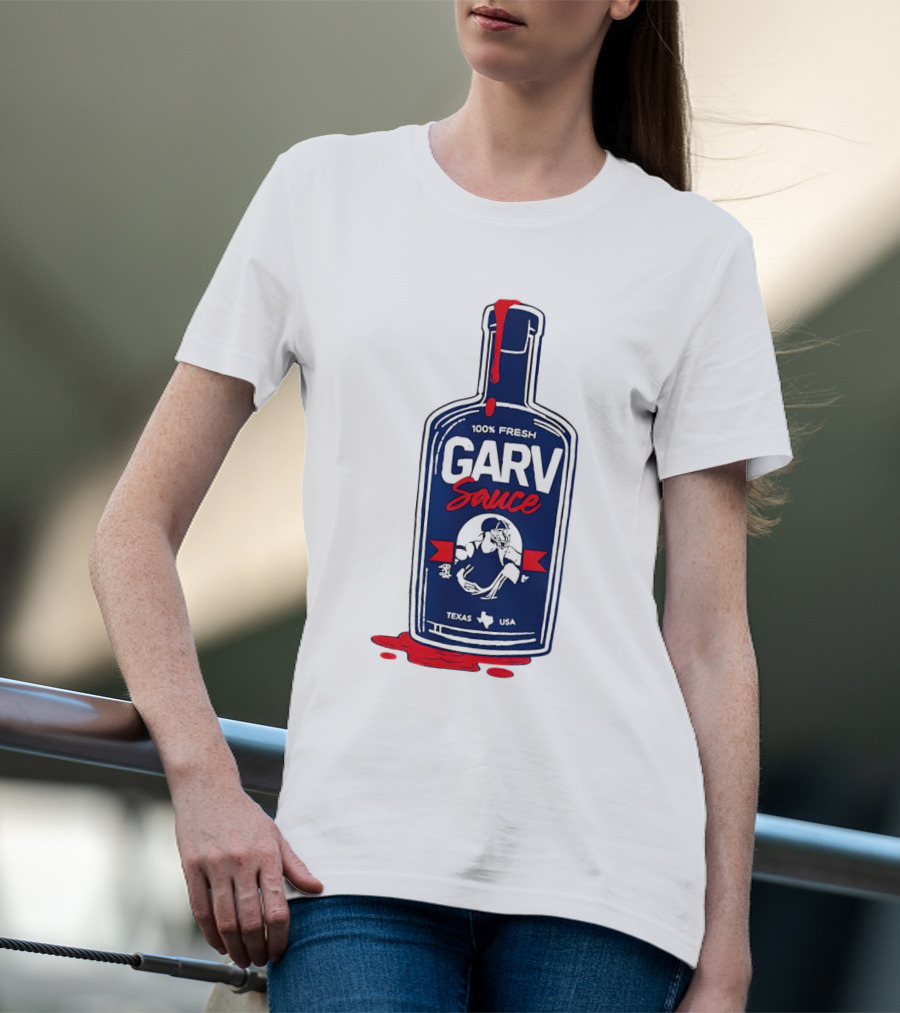 Mitch Garver Garv Sauce 100% Fresh Texas T-Shirt