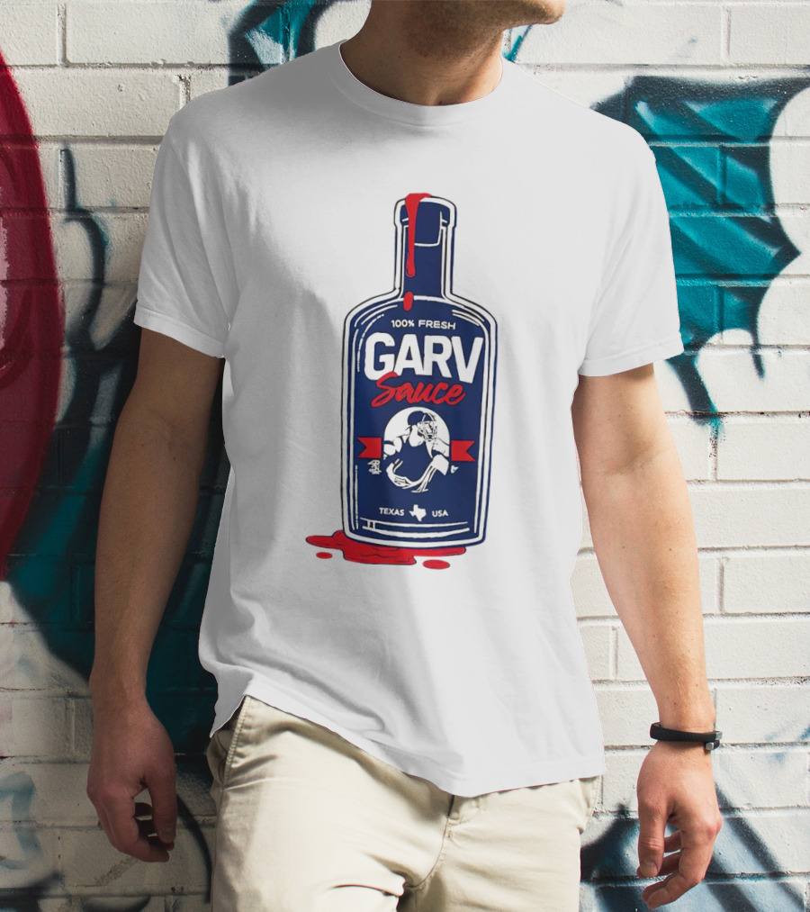 Mitch Garver Garv Sauce 100% Fresh Texas T-Shirt