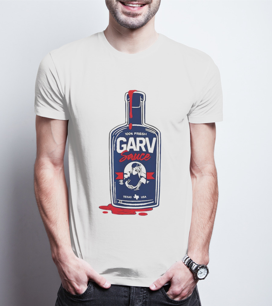 Mitch Garver Garv Sauce 100% Fresh Texas T-Shirt