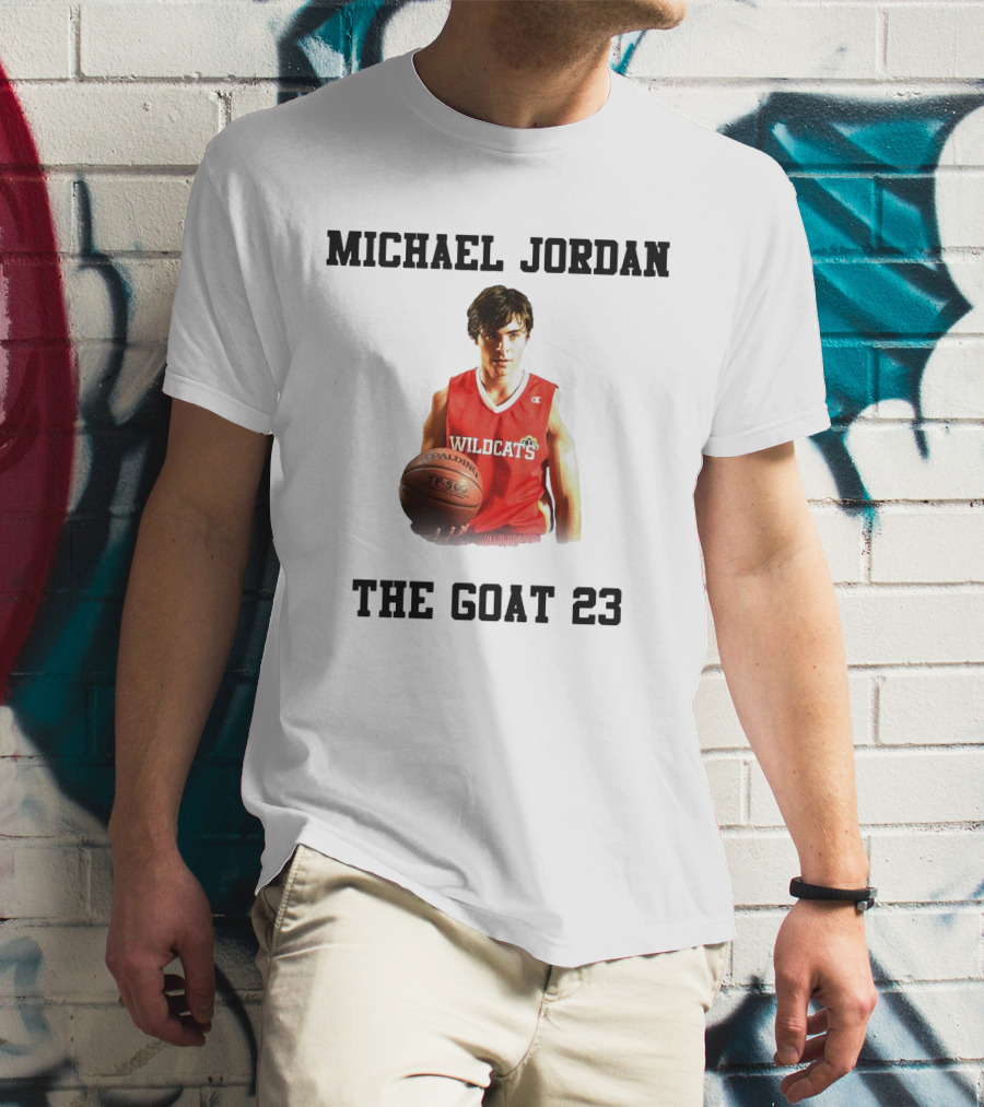 Michael Jordan Wildcats Troy Bolton The Goat 23 T-Shirt