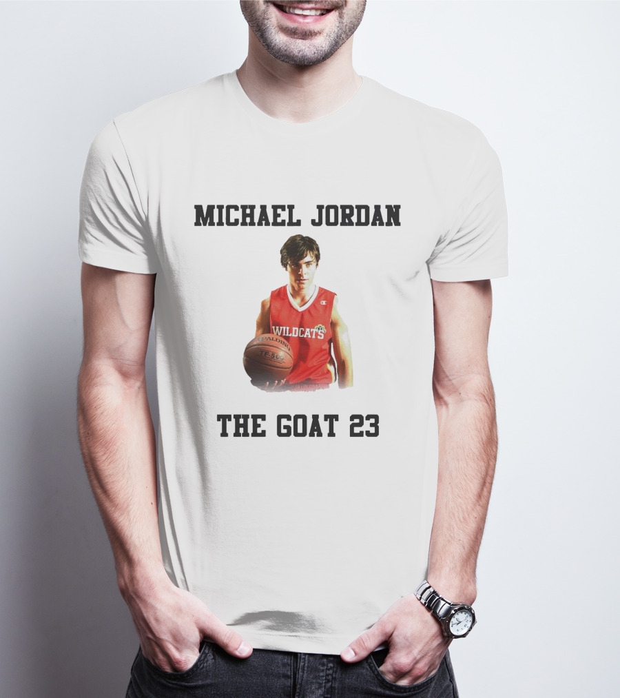 Michael Jordan Wildcats Troy Bolton The Goat 23 T-Shirt