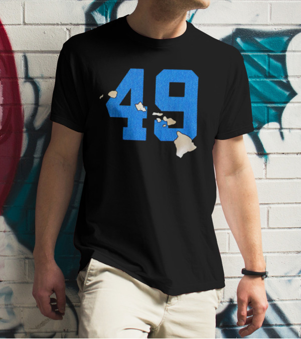 Frankie Luvu 49 Carolina Panthers Hawaii Islands T-Shirt
