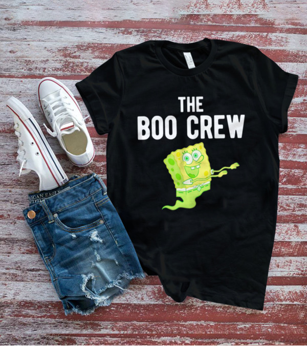 The Boo Crew Ghost SpongeBob Halloween T-Shirt