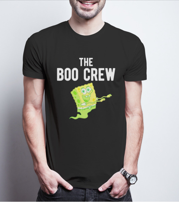 The Boo Crew Ghost SpongeBob Halloween T-Shirt