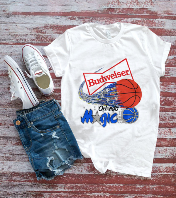 Budweiser Orlando Magic Basketball T-Shirt