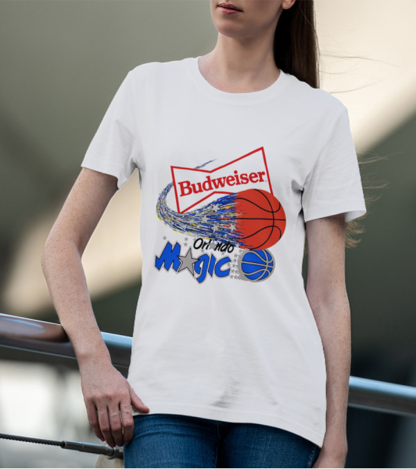 Budweiser Orlando Magic Basketball T-Shirt