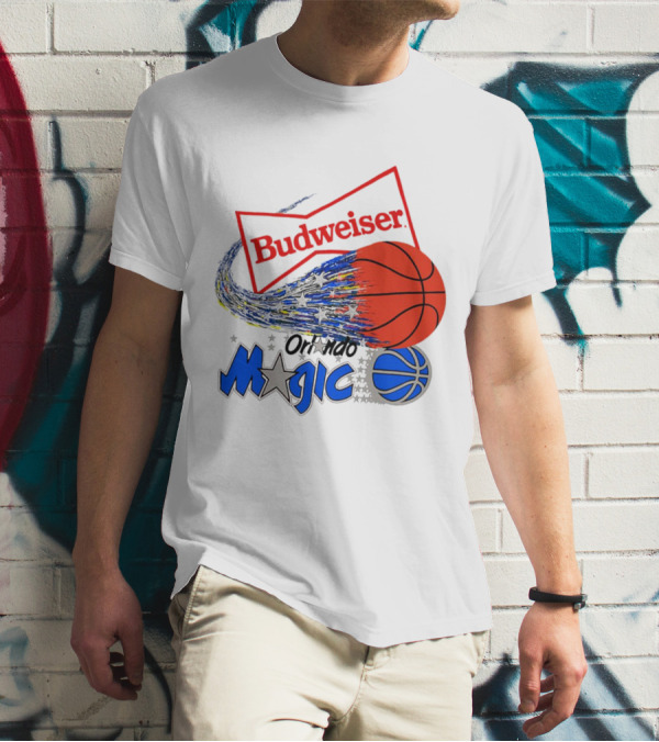 Budweiser Orlando Magic Basketball T-Shirt