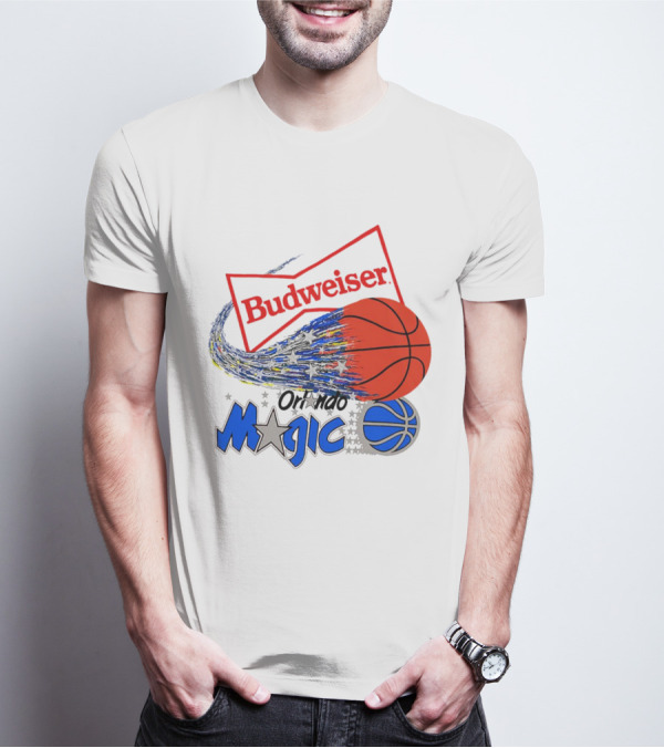 Budweiser Orlando Magic Basketball T-Shirt
