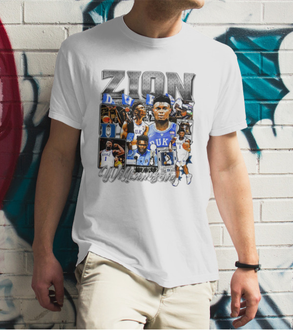 Zion Williamson Duke Blue Devils Basketball Moments T-Shirt