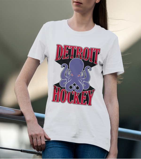 Detroit Hockey Octopus Sports T-Shirt