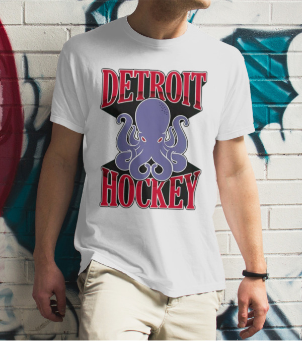 Detroit Hockey Octopus Sports T-Shirt
