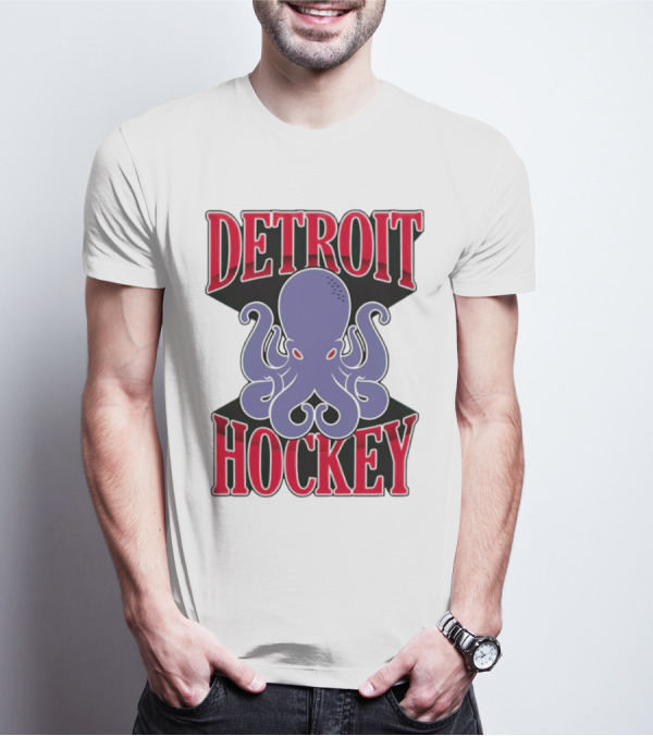 Detroit Hockey Octopus Sports T-Shirt