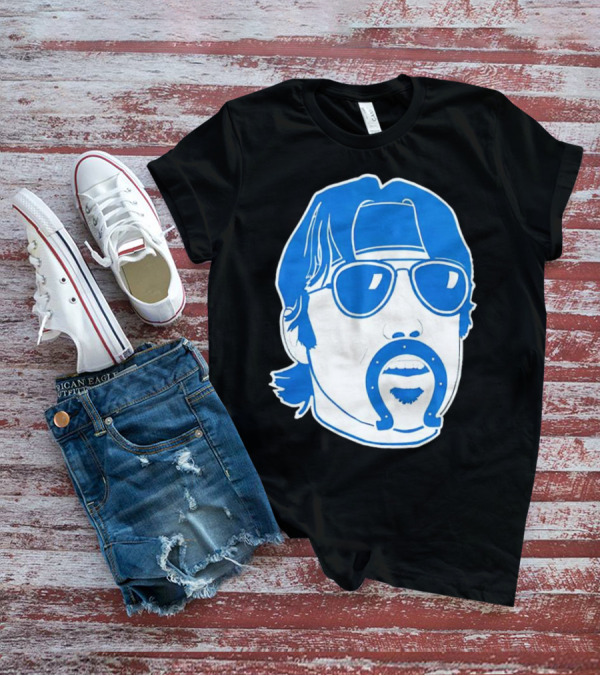 Gardner Minshew Indianapolis Colts Face Horseshoe Sunglasses Hat T-Shirt