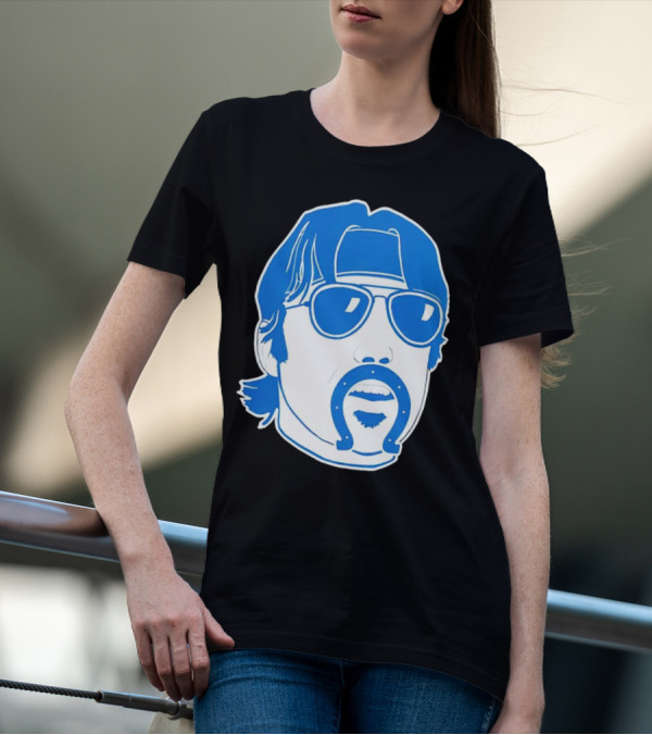 Gardner Minshew Indianapolis Colts Face Horseshoe Sunglasses Hat T-Shirt